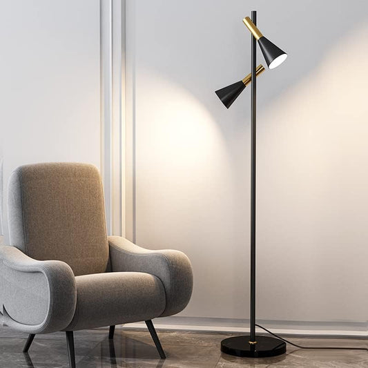 Horn Shade Floor Lamp RL9236-BK