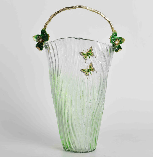 Green Crystal Vase RV6821