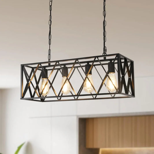 Modern Rectangle Pendant Light