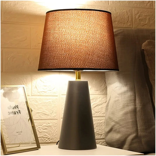 Nordic Table Lamp with Fabric Lantern