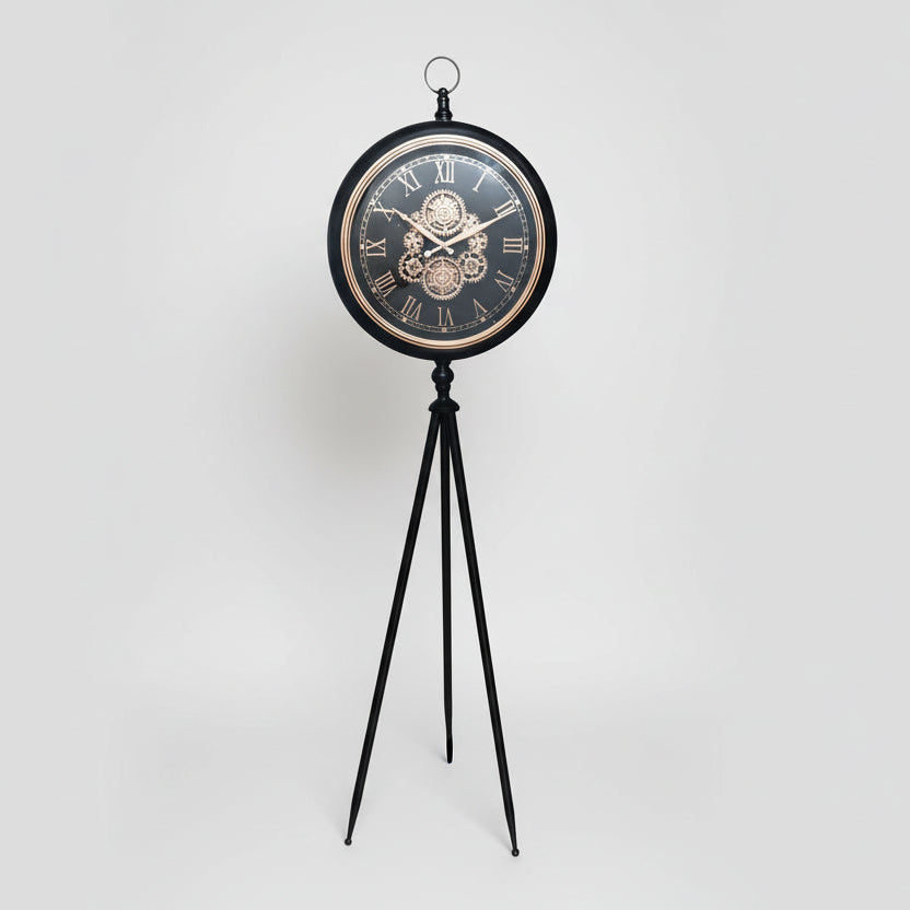 Tripod Gear Floor Clock 72199