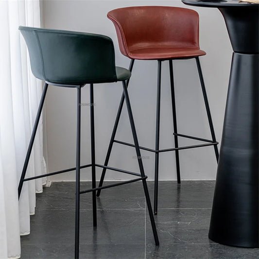 Black Iron Legs Chair