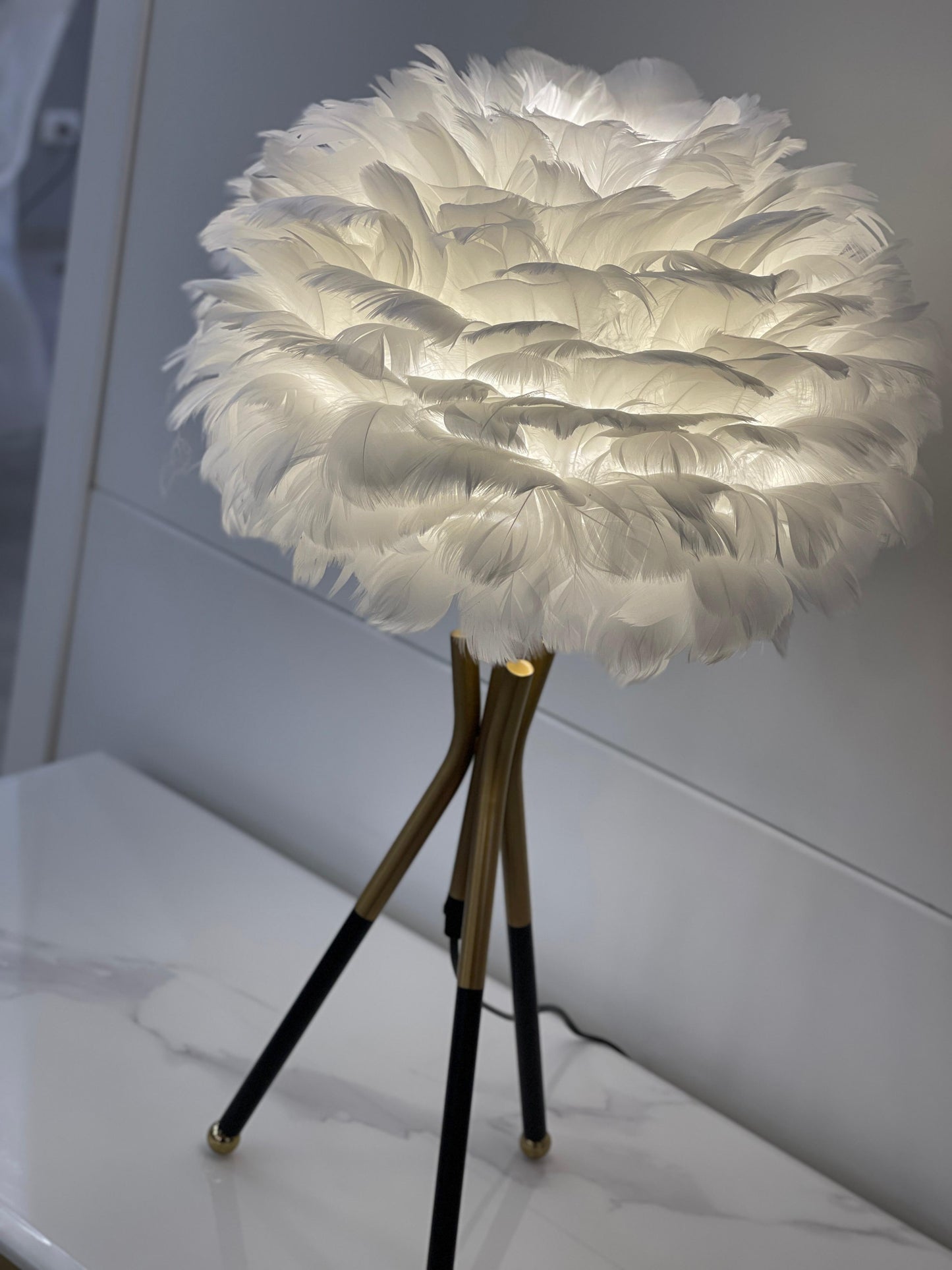 Feather Table Lamp T6703