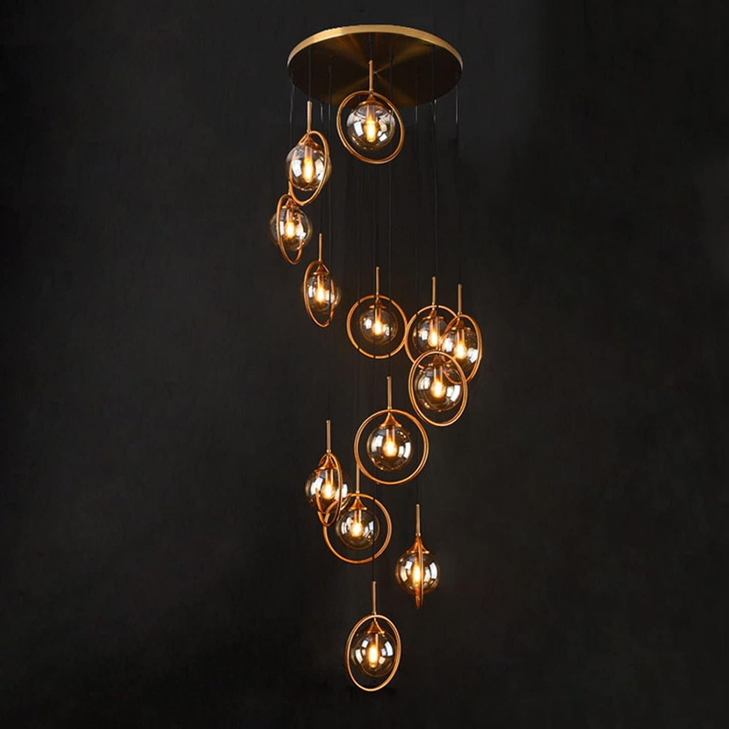 Modern Concise 13-Glasses Lighting Pendant Lamp LXF6412-13