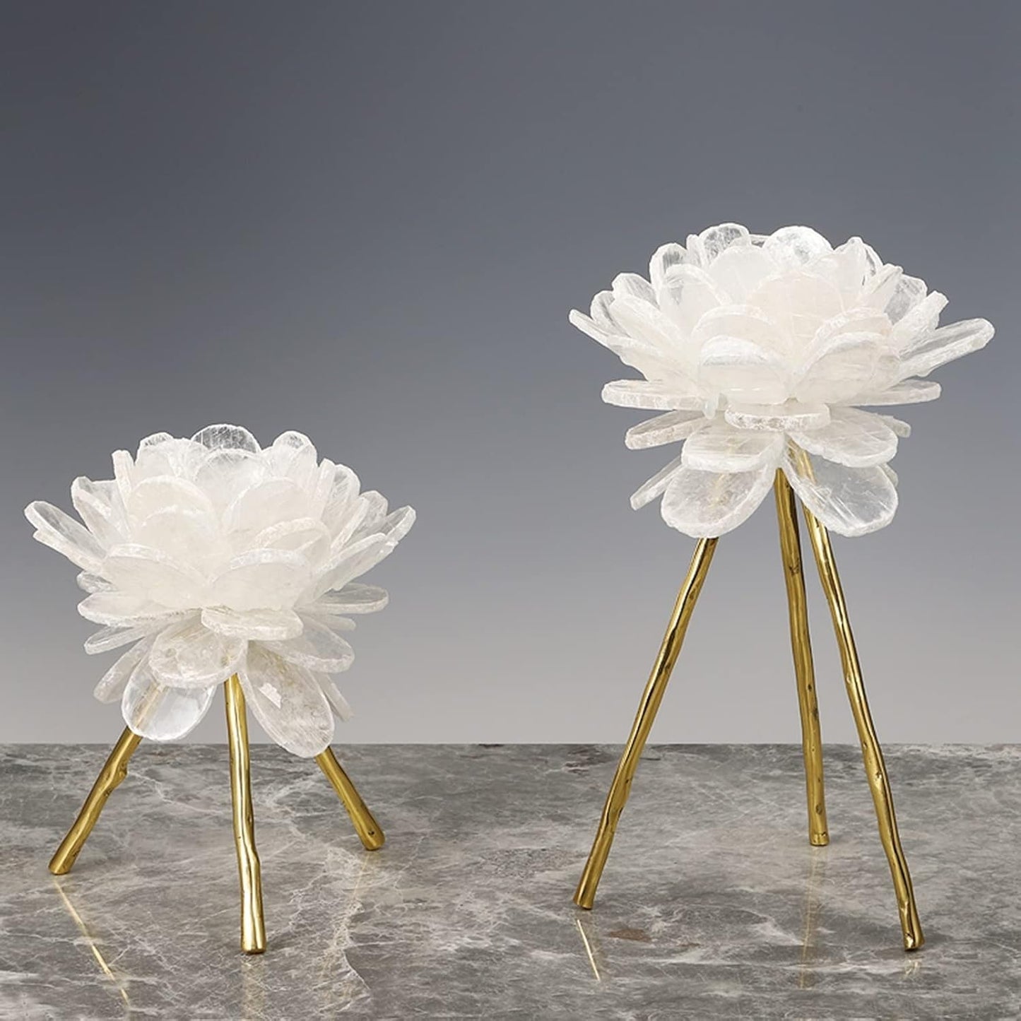 Crystal Flower Candle Holder