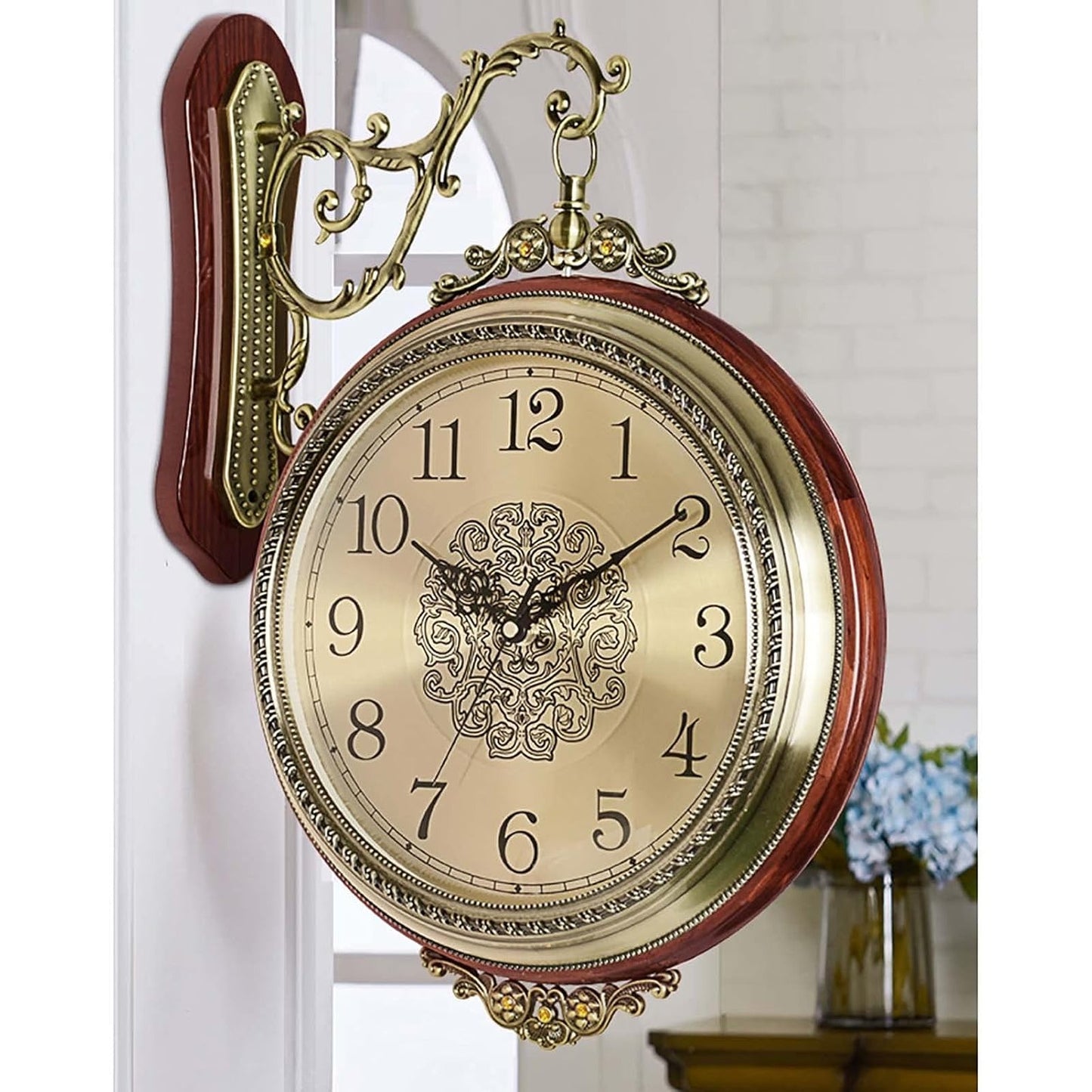 Double Sided Wall Clock K006-2