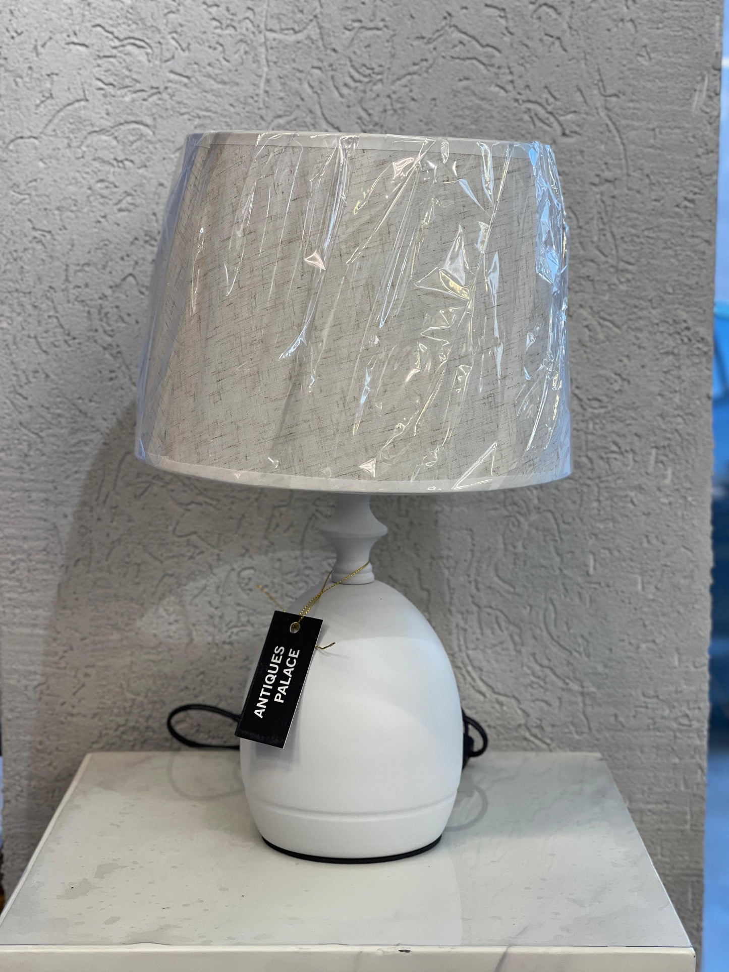 Nordic Table Lamp with Fabric Lantern