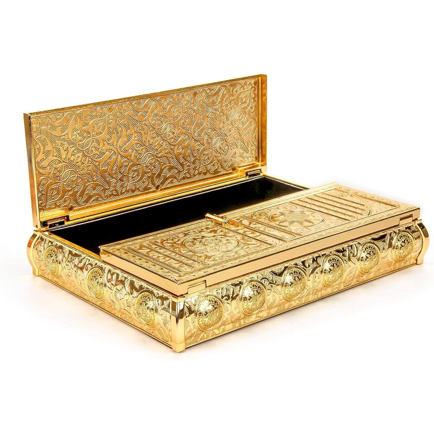 Quran Box with Stand, Kaaba Door Design JW808L