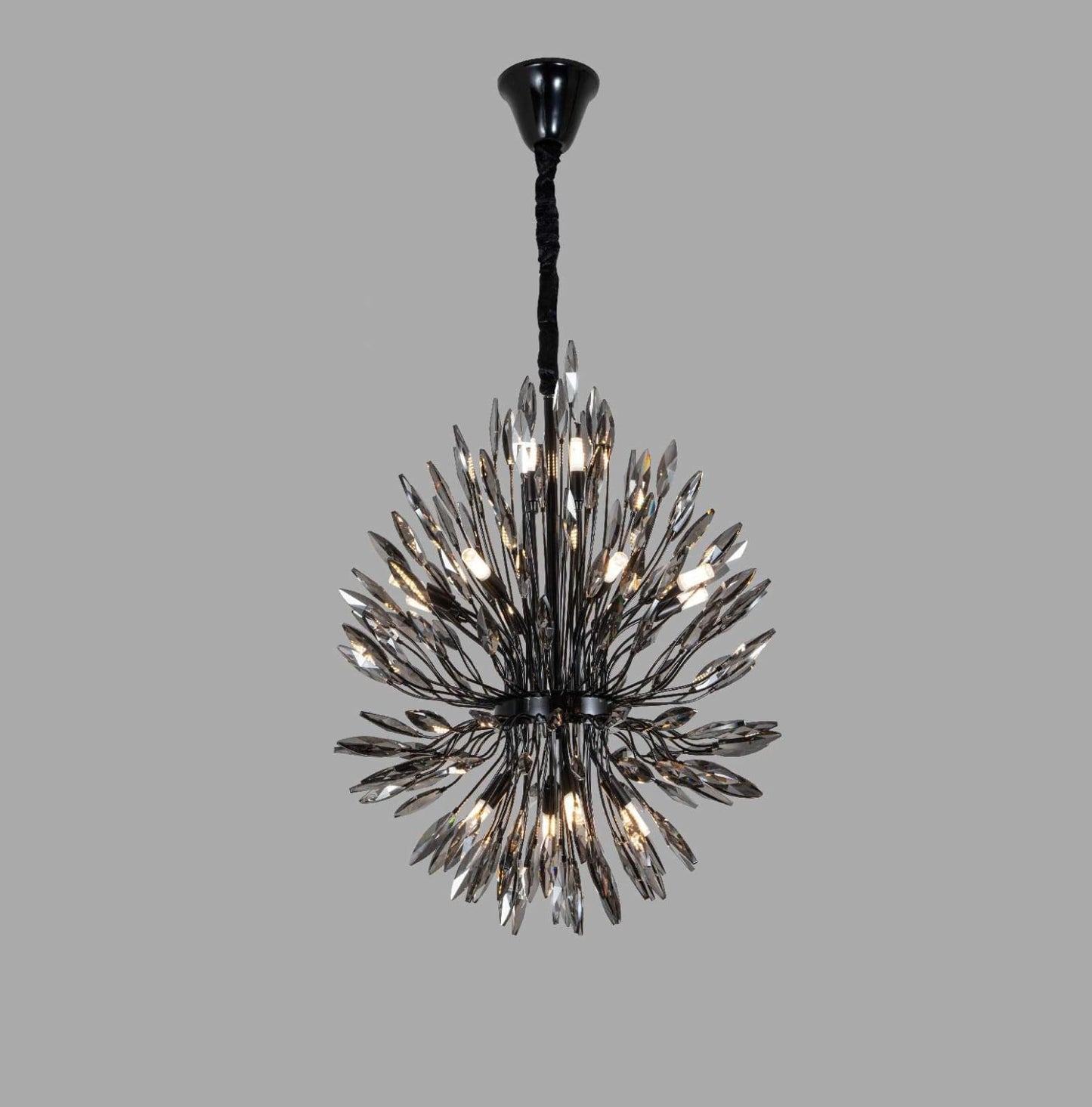 Black Crystal Chandelier 336ABK