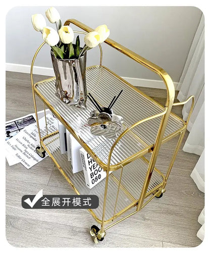 Luxury Folding Serving Cart