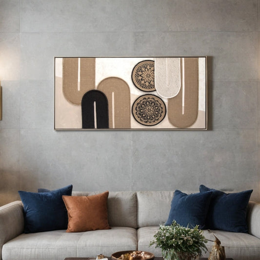 Abstract Geometric Wall Art – 80 × 160 cm C2499B