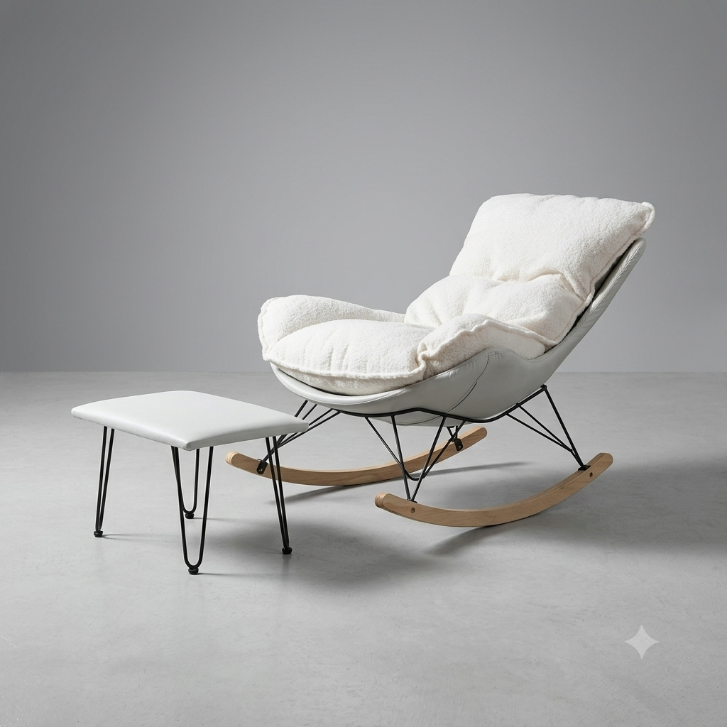 Modern Upholstered Rocking Chair N24-102