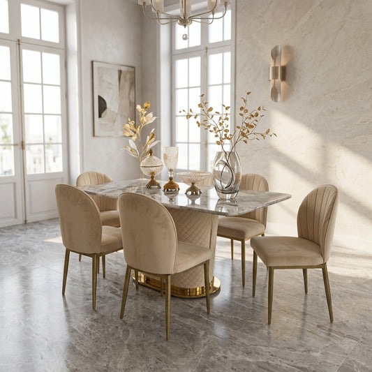 Verona Luxury Marble Dining Table IMD-1-9/IMD-56-59