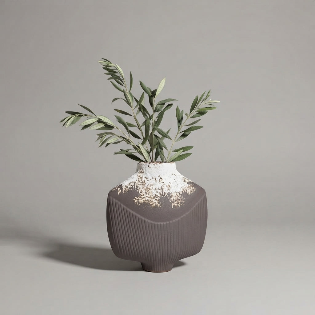 Modern Textured Ceramic Vase Li26/42, Li26/43