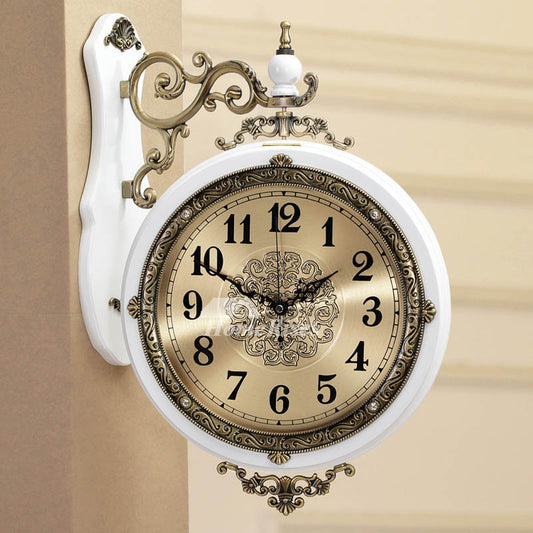European Style Double Sided Wall Clock K007-1