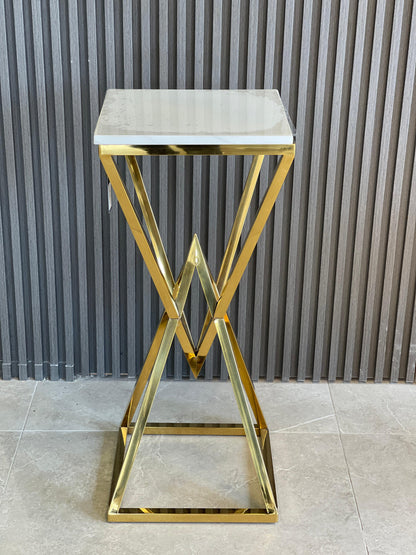 Corner Table with Marble Top 51067