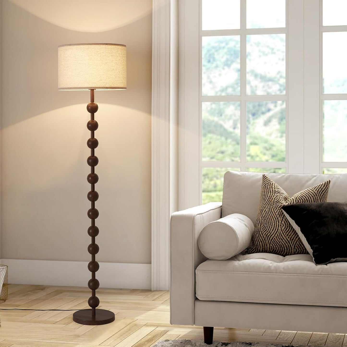 Wooden Floor Lamp RL9257