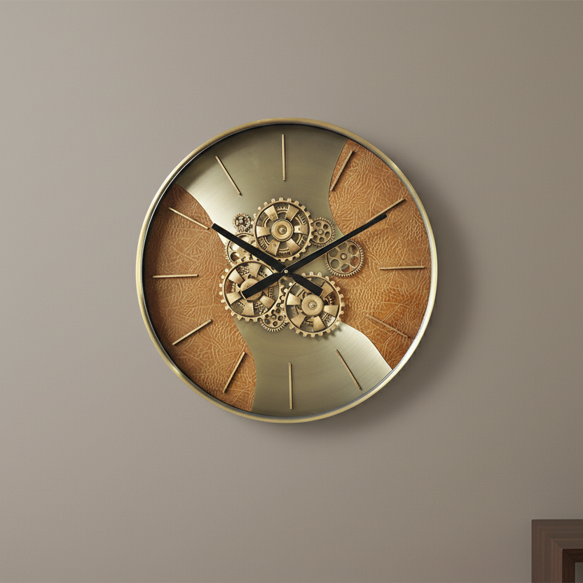 Modern Skeleton Wall Clock – 60 cm 75075B