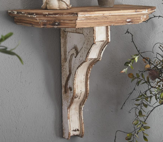 Vintage Wooden Wall Shelf A101