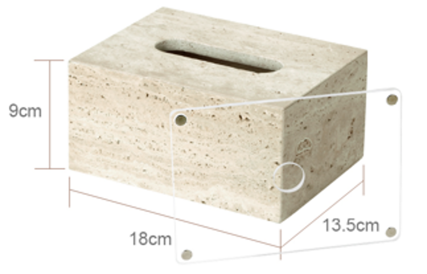 Marble Tissue Box SBK834-5C