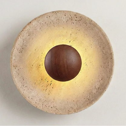 Stone & Wood Wall Light C131