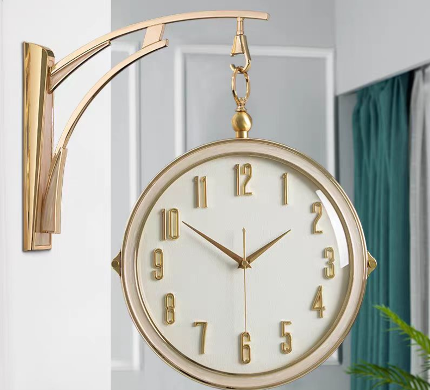 Luxury Double-sided Wall Clock 20851-5