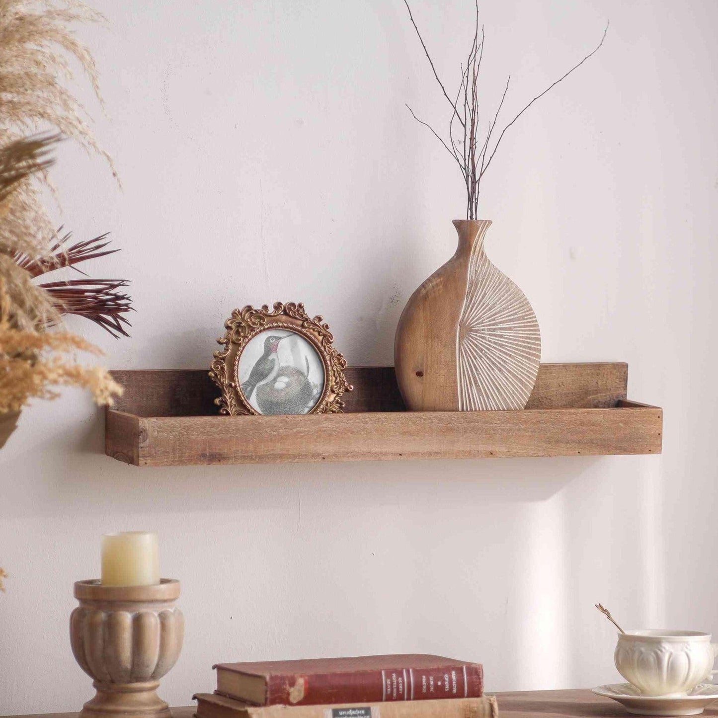 Wood Wall Shelf A3063