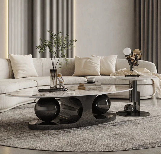Stainless Steel Coffee Table Set N24-9