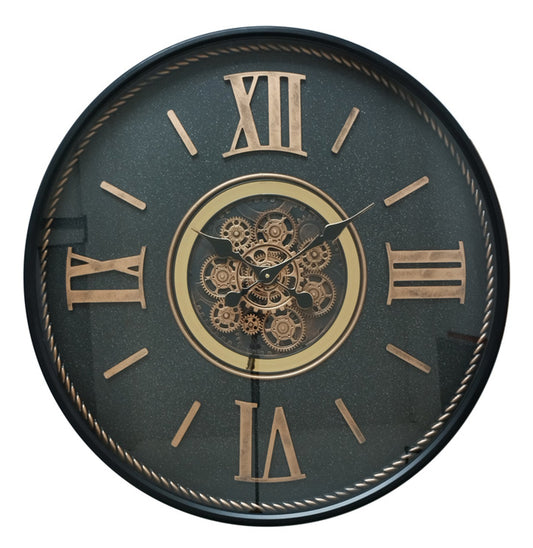 Large Vintage Skeleton Wall Clock – 80 cm 72256