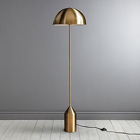 Steel Shade Floor Light F3111