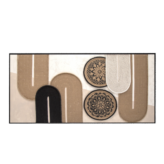 Abstract Geometric Wall Art – 80 × 160 cm C2499B