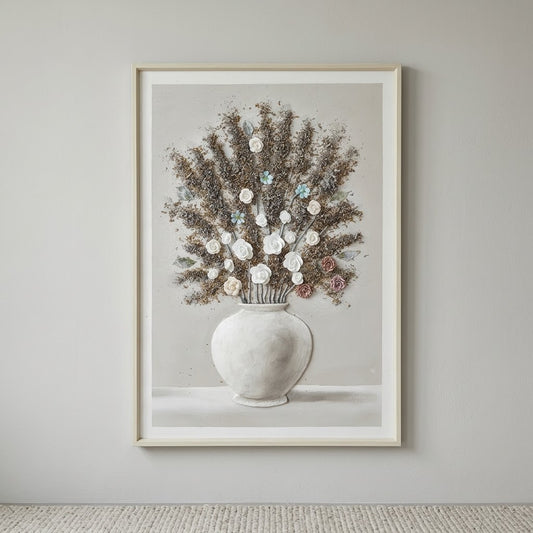 Framed floral wall art H1508A