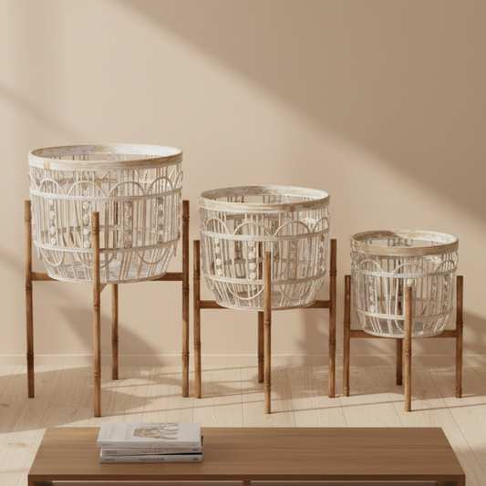 Bamboo Baskets  19237