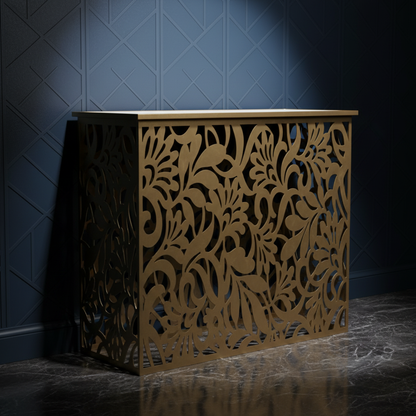 CNC Gold Metal Console Table 25042