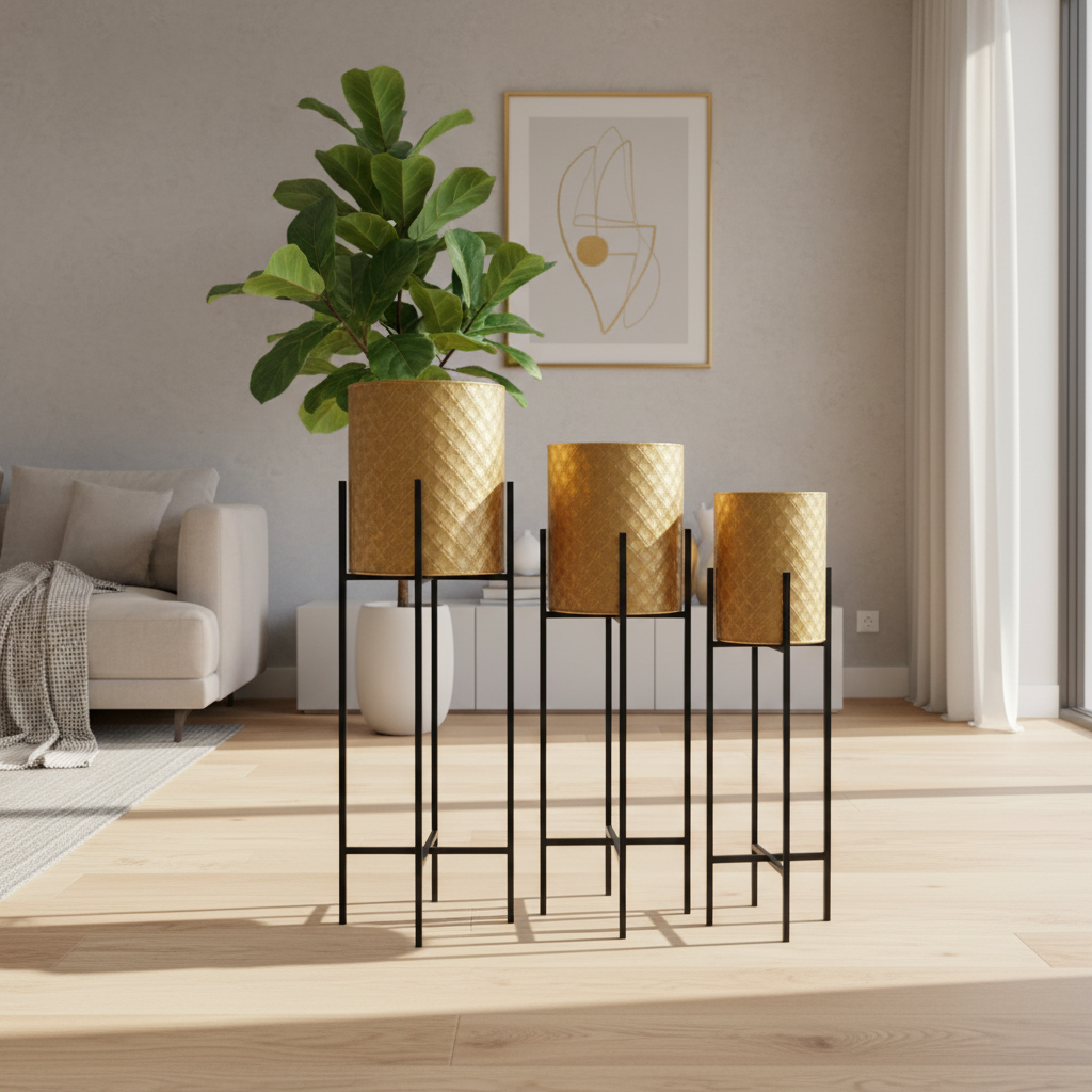 Plant Stand Set of (3) 19296