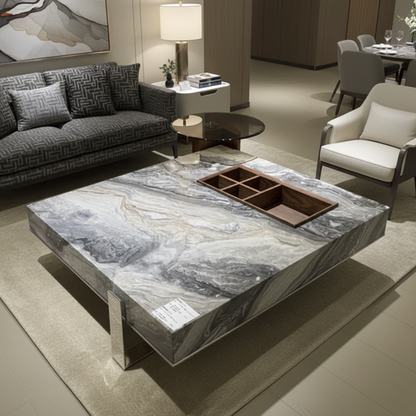 Italian Modern Design Luxury Stone Middle Table and Side Table CD7030/CX8003