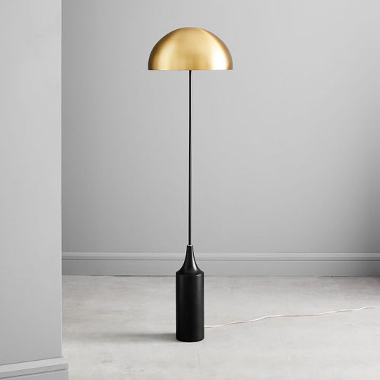 Steel Shade Floor Light F3123