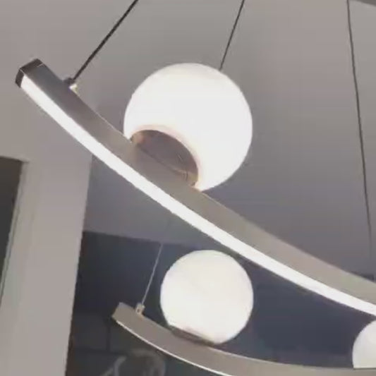 Modern LED Linear Pendant Chandelier 6078-880