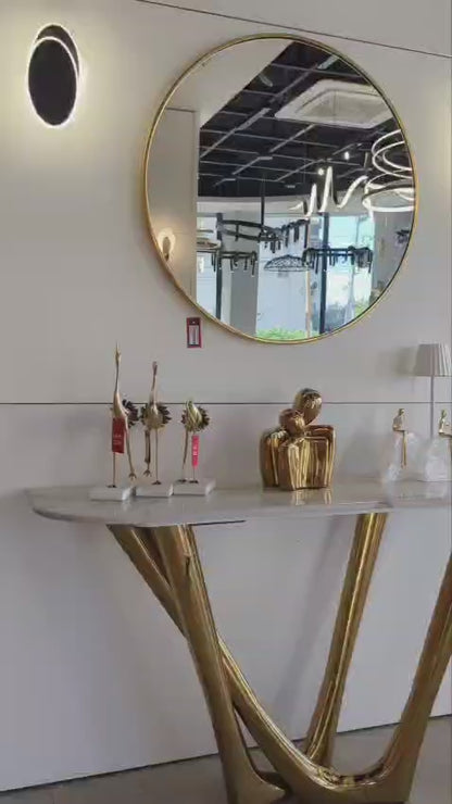 Italian Design Stainless Steel Console Table T001