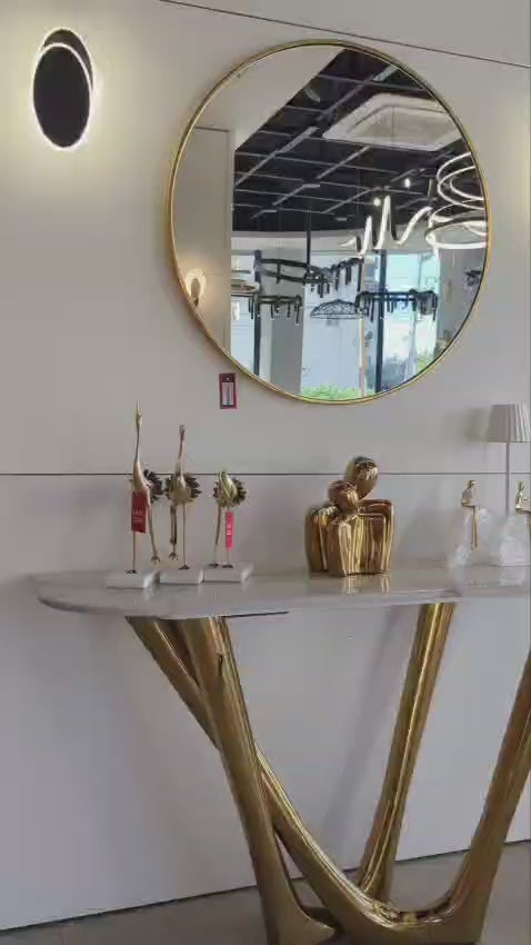 Italian Design Stainless Steel Console Table T001