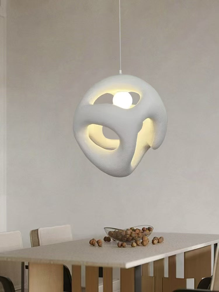White, Wabi-Sabi Style Pendant Light DG-148/D400