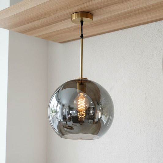 Vintage Brushed Brass Metal Pendant Lighting