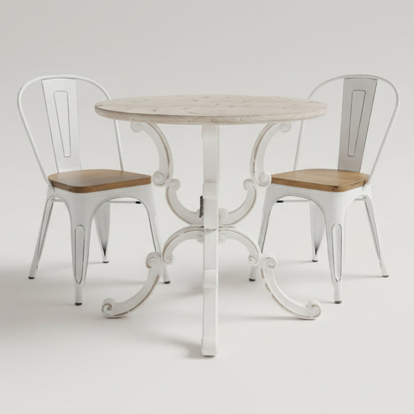 Farmhouse Small dining Set and 2-Chairs HX7879, A351