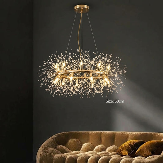 Modern Gold Crystal Chandelier 9003