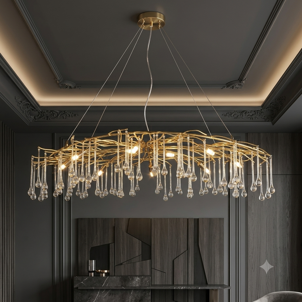 Raindrop Crystal Chandelier 7015/L