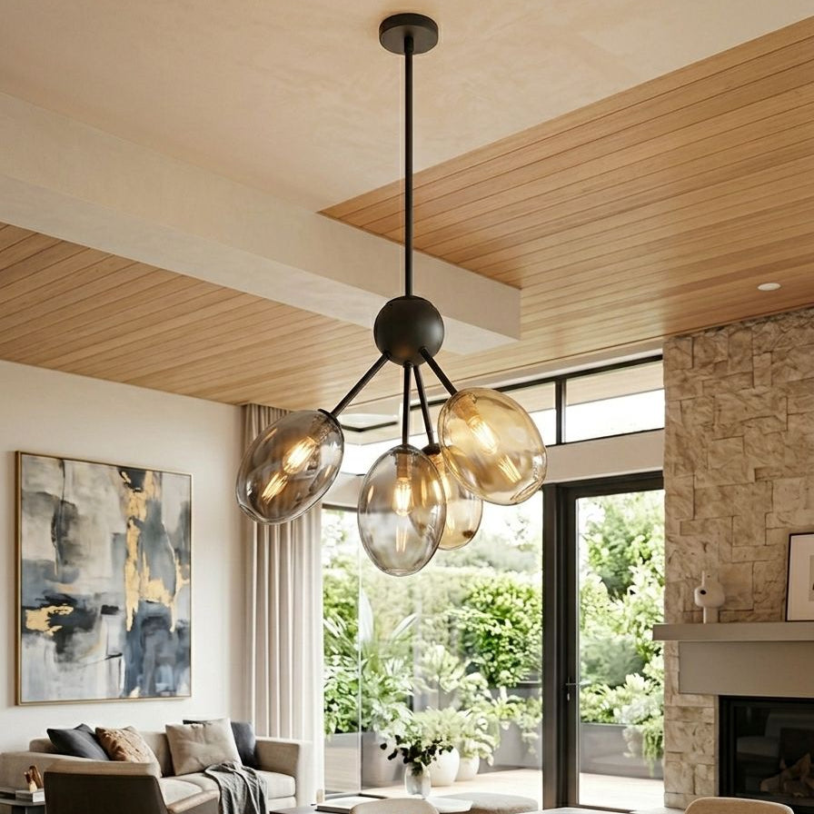 Industrial Retro Glass Globe Chandelier R170