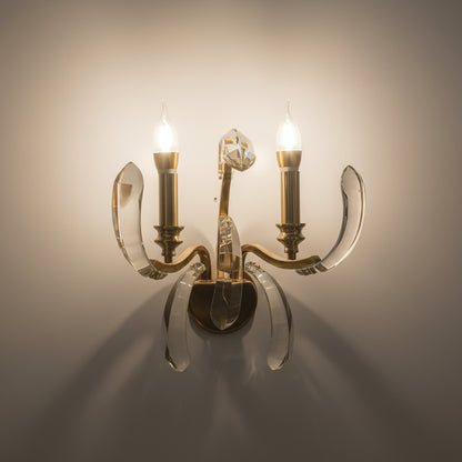 Luxury Crystal Wall Sconce – 2 Lights 3662/2