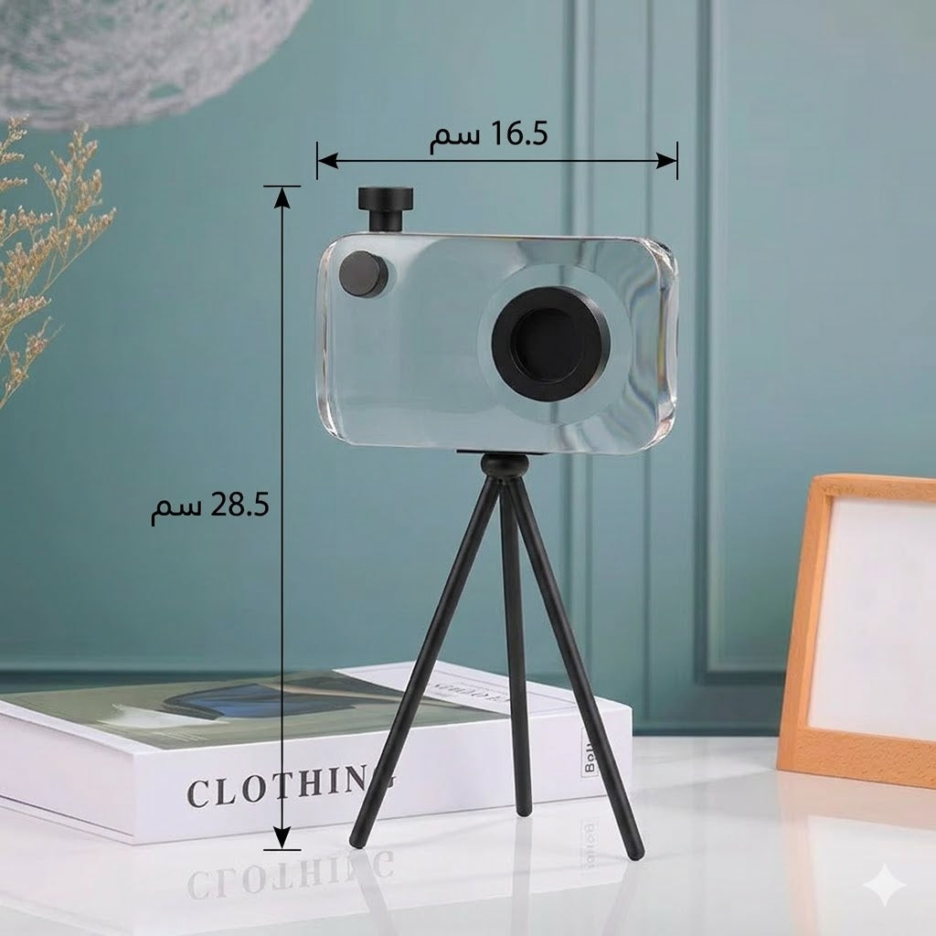 Crystal & Brass Camera Showpiece SM-BJ429/SM-BJ430